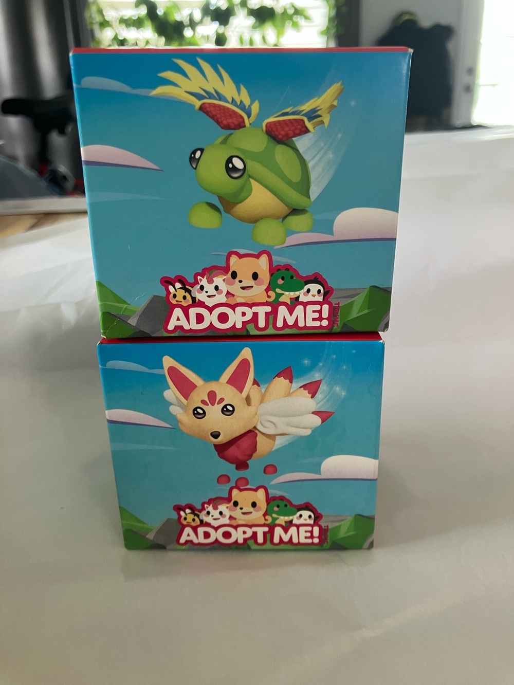 McDonald's Adopt Me! Pet 2x Boxes - Blue, Green, Cream